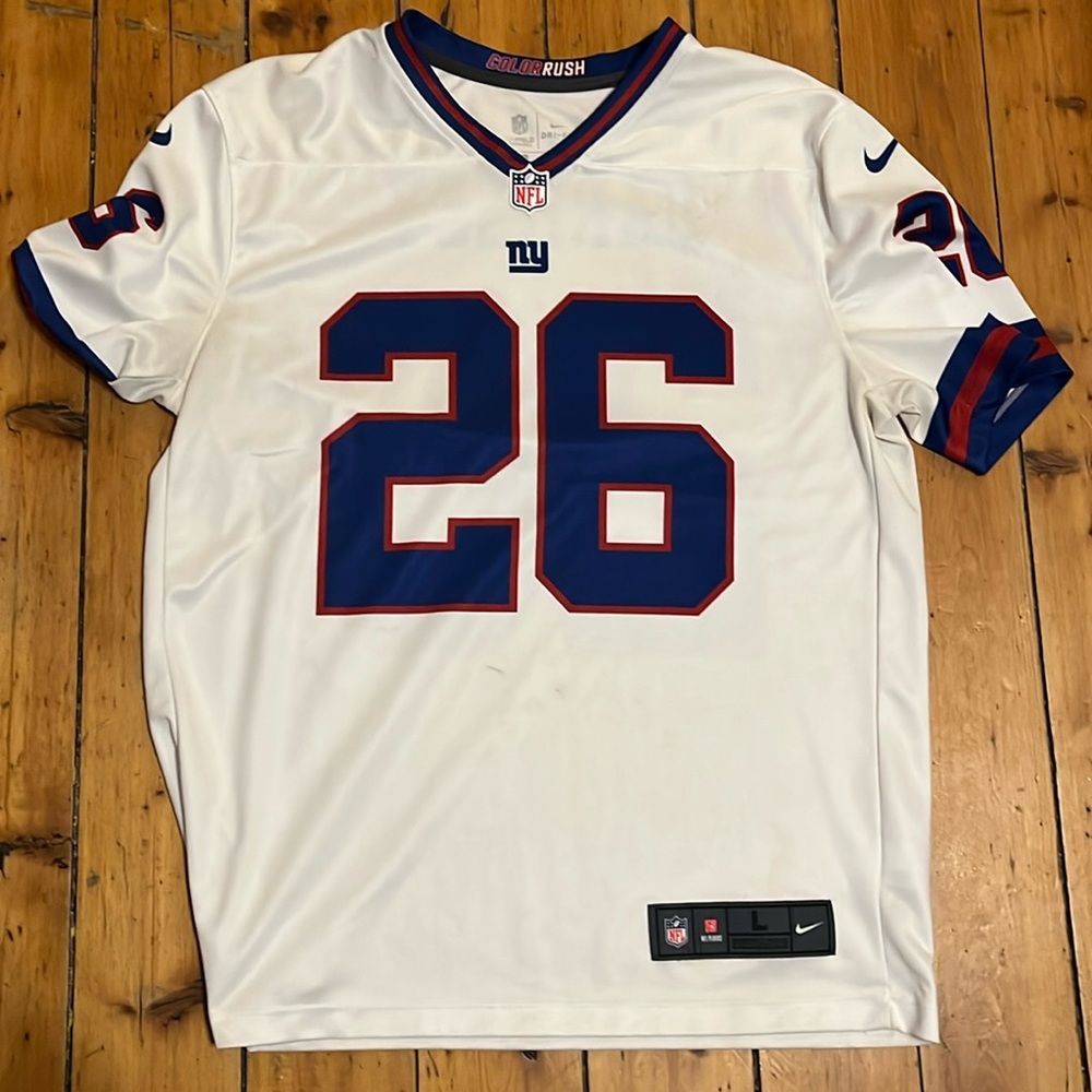 Saquon Barkley Nike New York Giants Football Jersey Size Color Rush NFL Large